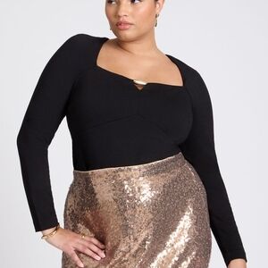 NWT Eloquii Bead Detail Top Size 18/20